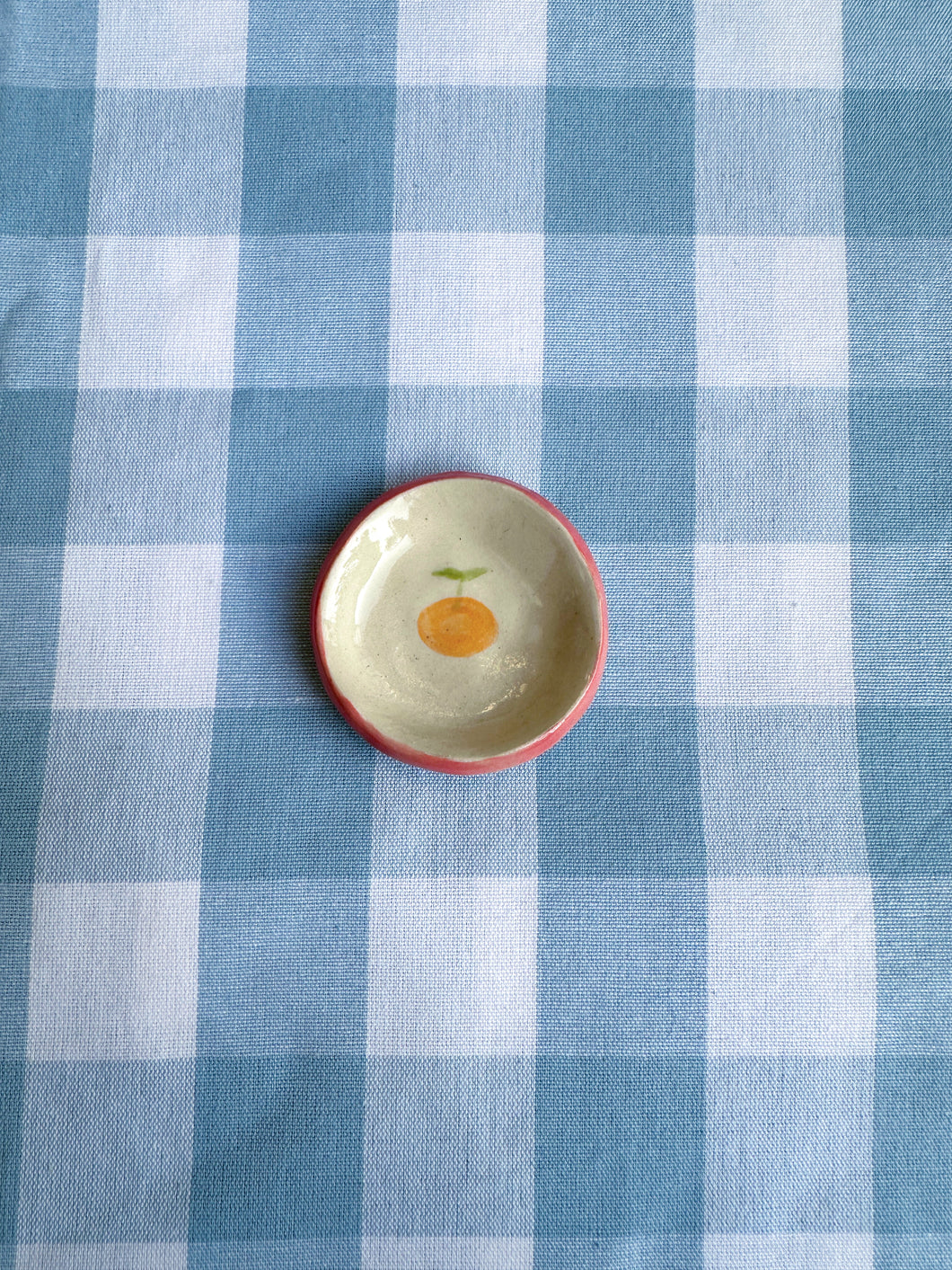Orange Trinket Dish 2
