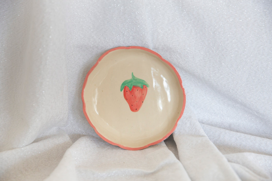 Fruit Cake Plate - Strawberry